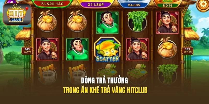 Dòng trả thưởng trong Ăn Khế Trả Vàng HITCLUB
