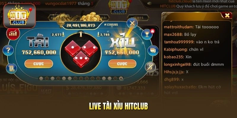 Live Tài Xỉu HITCLUB