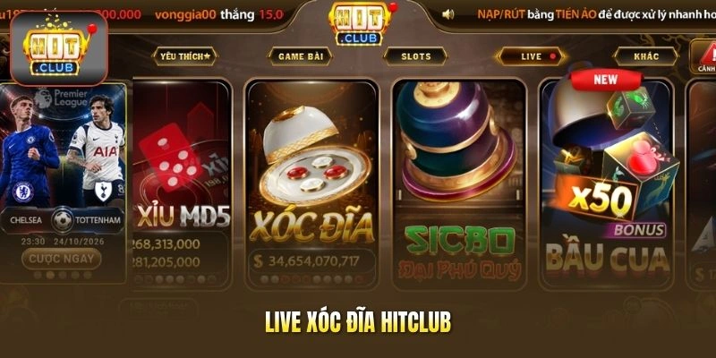 Live Xóc Đĩa HITCLUB